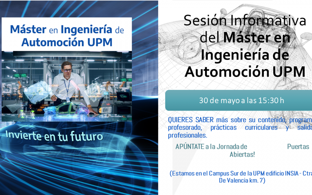 Sesión Informativa del Máster en Ingeniería de Automoción UPM